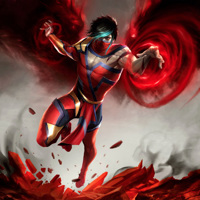 Character from Sacred 3, jumping