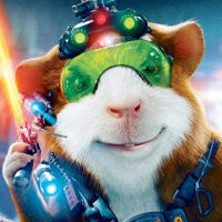 G force key art showing a guinea pig wearing gadgets